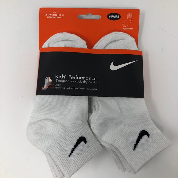 nike kids quarter socks